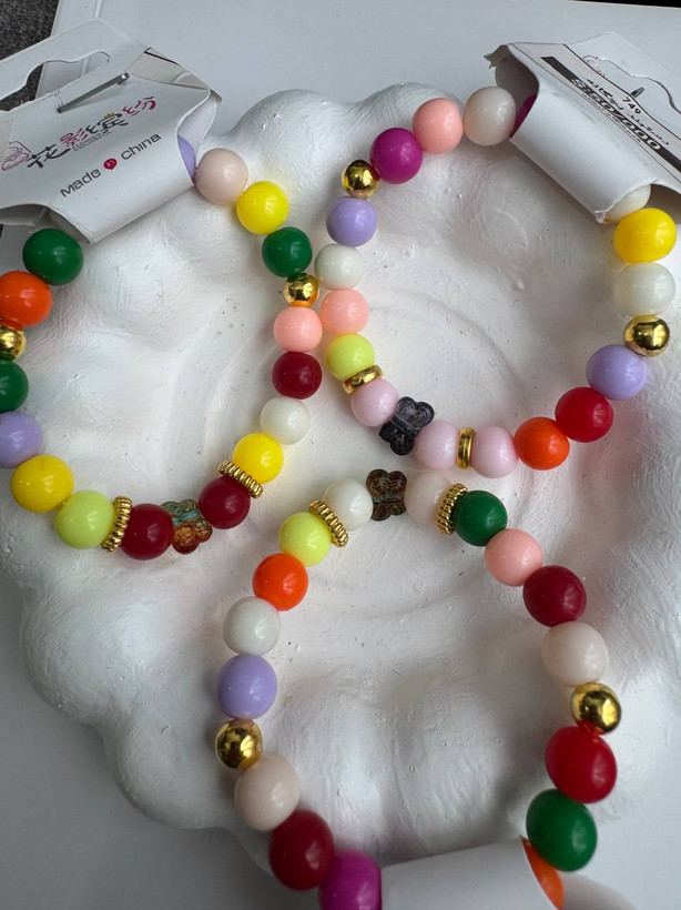 دستبند مهره ای دخترانه