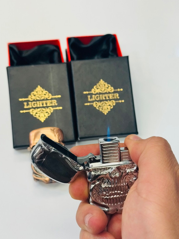 فندک طرح اسکلتی سنگین لایتر